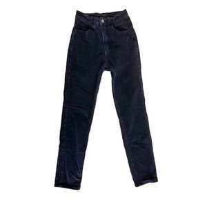 dark blue corduroy pants